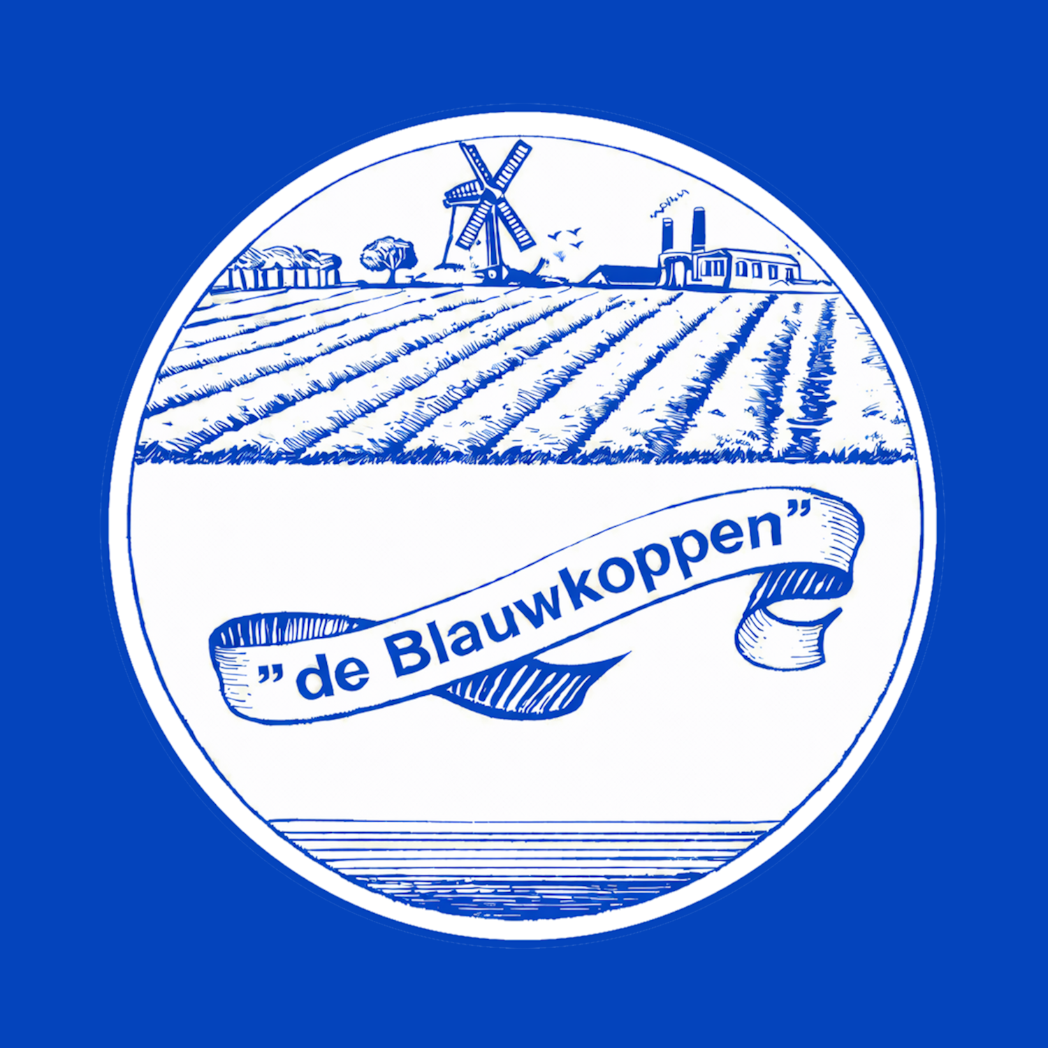 Carnavalsvereniging "De Blauwkoppen" Logo